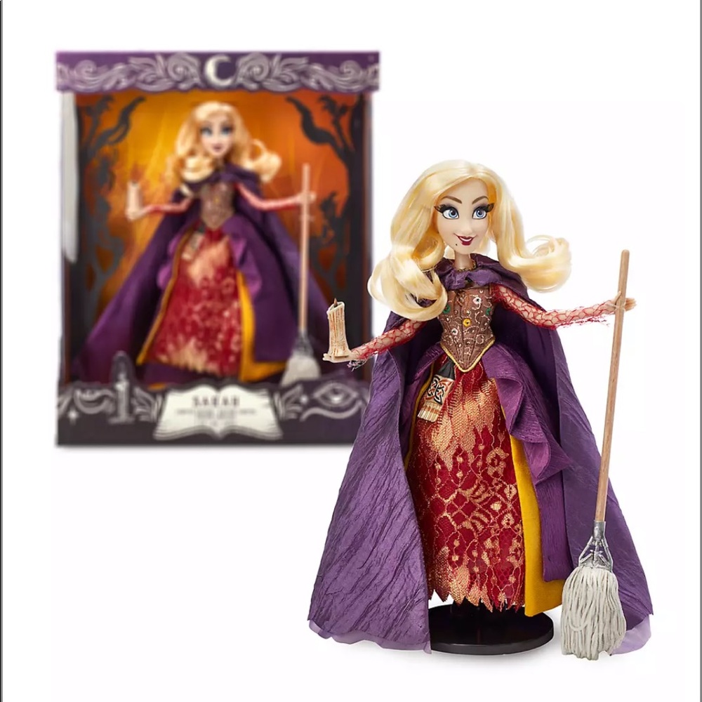 NWT Disney Collectible LE Hocus Pocus Doll: Sarah Sanderson